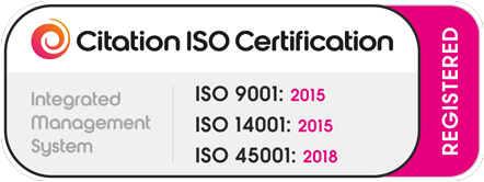 ISO 14001, 9001 and 45001 Certified